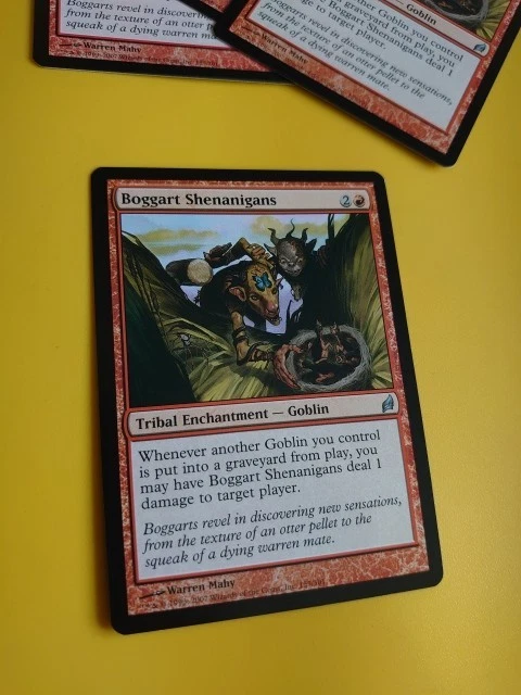 Boggart Shenanigans. Goblin Enchantment  MTG Card.  Lorwyn. - Image 3 of 4