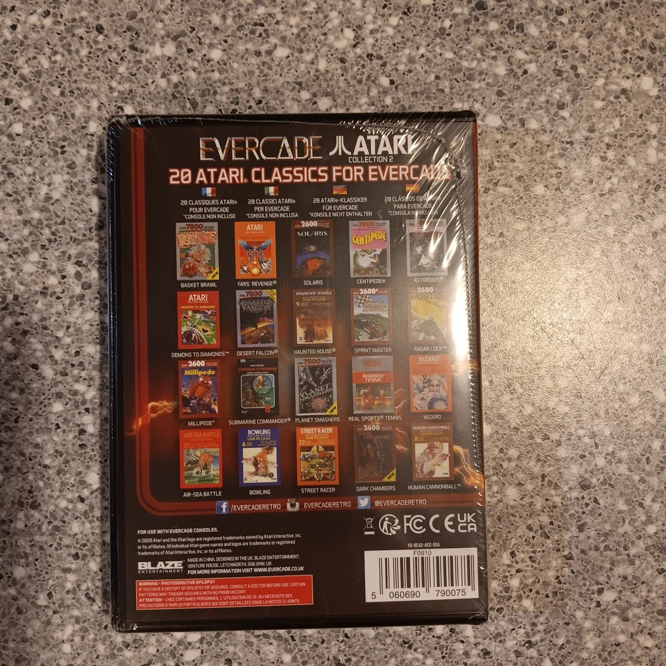 Evercade Atari Collection 2 Cart #05  New Sealed Legacy - Image 4 of 4