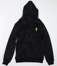 Womens UK Size S SheIn Black Pullover Hoodie