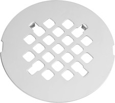 4-1/4  OD Snap-In Shower Drain Cover, round Shower Drain Strainer Grid, Replacem