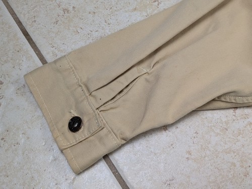 Vtg Von Dutch Khaki Cotton Jacket Size Large KYLIE JENNER Made In USA RARE - Picture 22 of 24