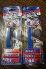 Error Yankees Pez Dispenser In Cubs Pez Package, Additional Cubs Disp. See Desc.