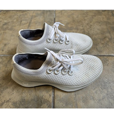 Allbirds TD Tree Dashers White Women's Knit Athletic Sneakers Lightweight
