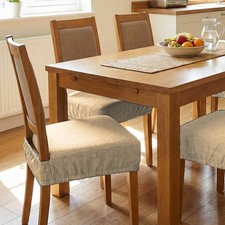 Set 2 coprisedia Imbottiti Cuscini cucina con elastico cm 39x39x4, mod. CEGON