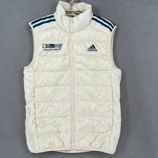 Addias Vest Mens Small White Blue Fifa World Cup 2023 Womens Puffer Volunteer