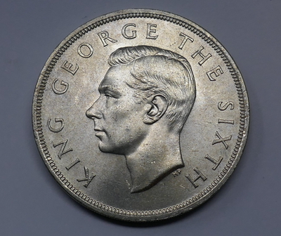 オーストラリア　ニュージーランド　記念 New Zealand 1949 One Crown Silver Coin | eBay