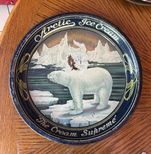 Rare Arctic Ice Cream Tray Polar Bear "The Cream Supreme"