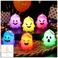 LED Halloween Deko Geist 6 StüCk Niedliche Geisterlampe FüR Festlichkeiten
