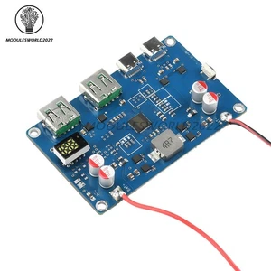 100W PD QC Bidirectional Fast Charging Module Mobile Power Bank Motherboard