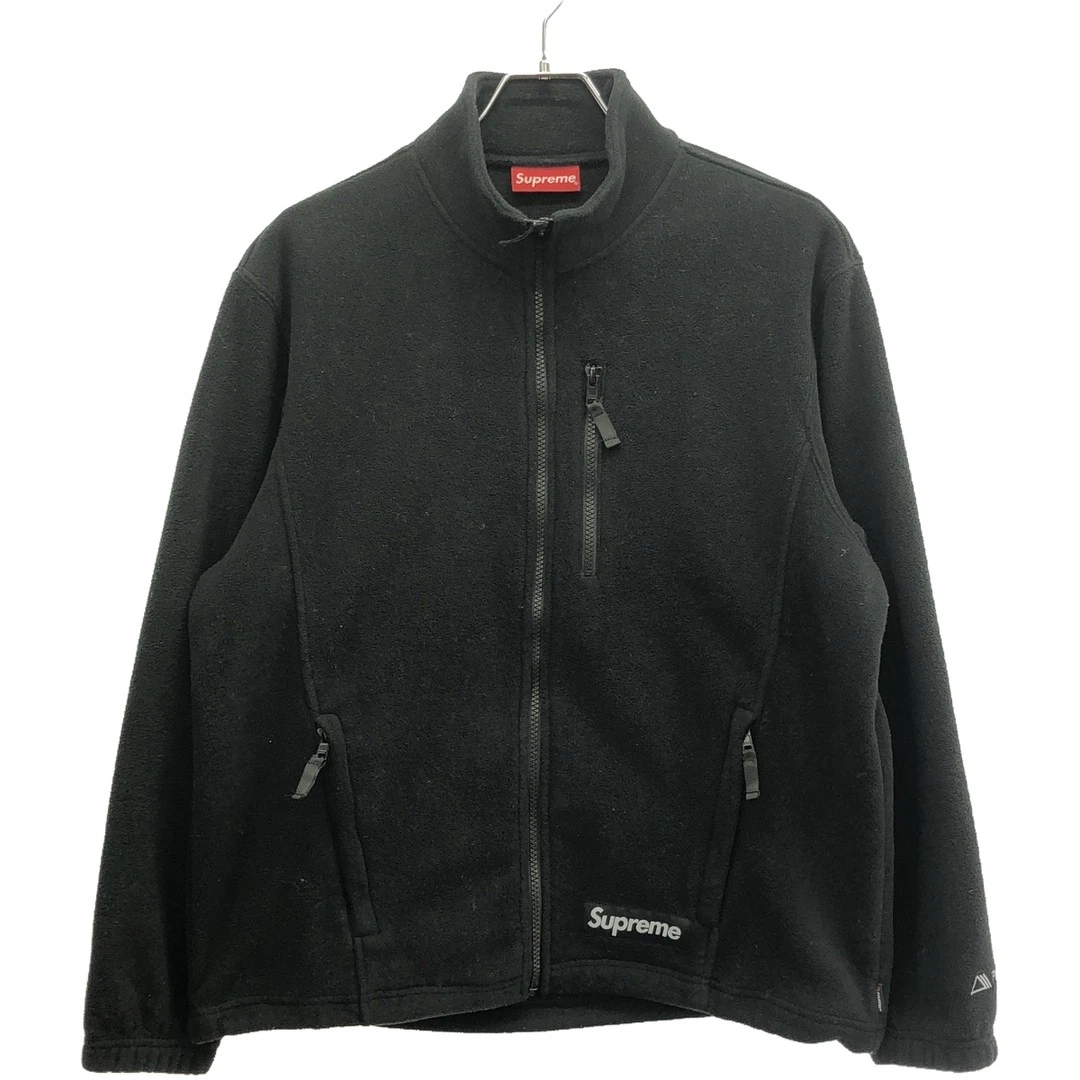 Supreme 22AW Polartec Giacca Zip Pile Nero S Usato0