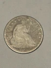 1876 Seated Liberty Silver Half Dollar 50C