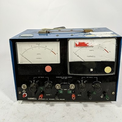 Volt Amp Double Gauge Test Unit Type L30T by Farnell from BA Aviation Aircraft 
