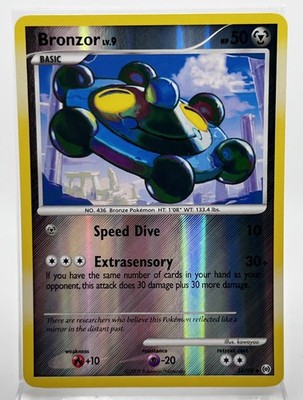 Bronzor 34/99 Reverse Holo Pokémon Card Platinum Arceus 2009 LP