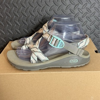 Chaco Z Cloud 2 Sport Sandals Women Size 8 Gray Single Strap GUC