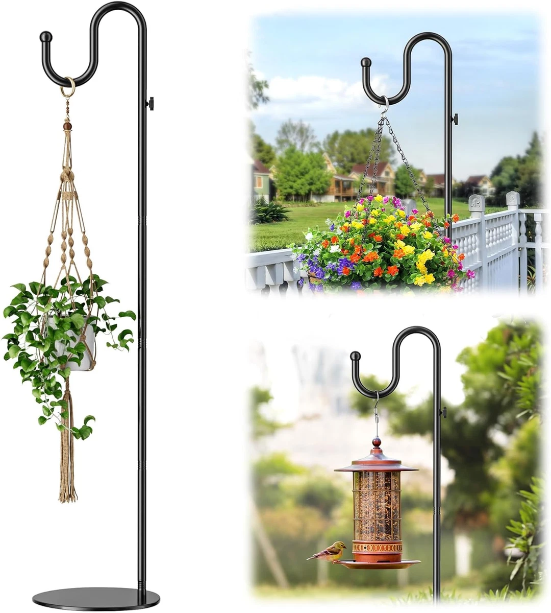 Supporto per fiori in metallo (altezza totale 85 cm) Vertical - Maximex