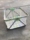 Cabbage Patch Kids Doll Size Playpen Vintage 1984 Folds Flat 20"x20"x13" Read De