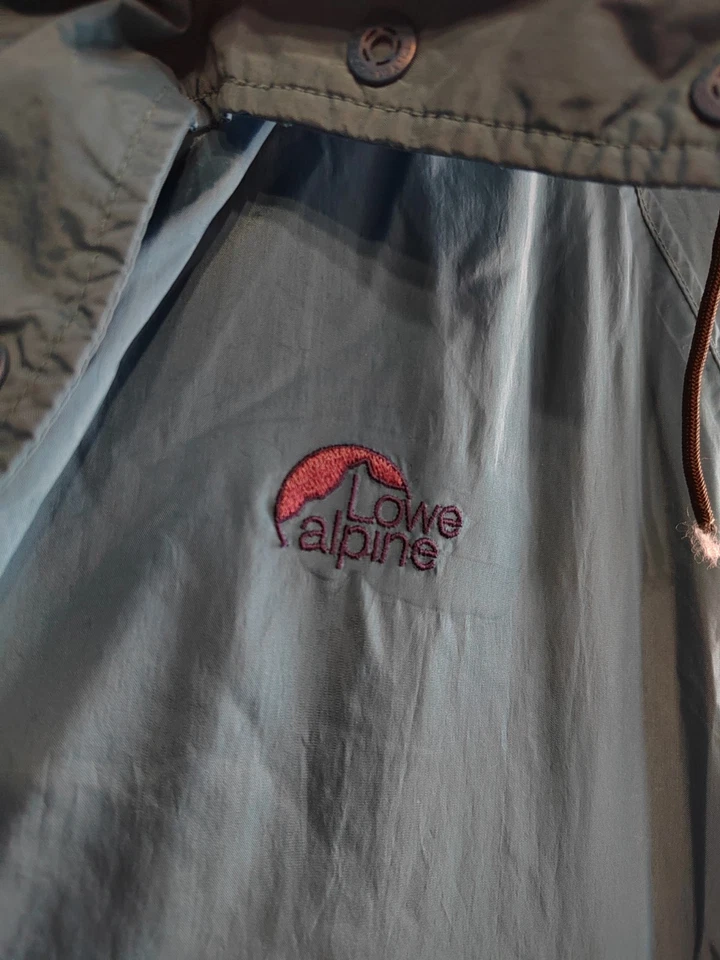 Low Alpine Jacket Medium Triple Point Ceramic Rain Coat Vintage Teal Purple GC - Image 2 of 4