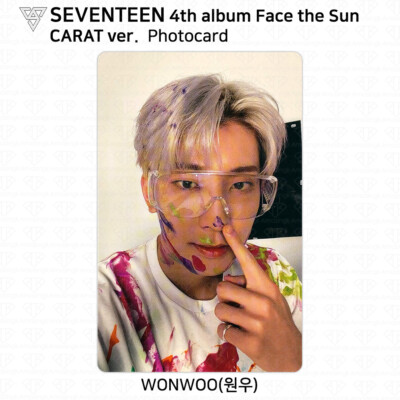 SEVENTEEN 4th Album Face the Sun Official Photocard Carat Version
