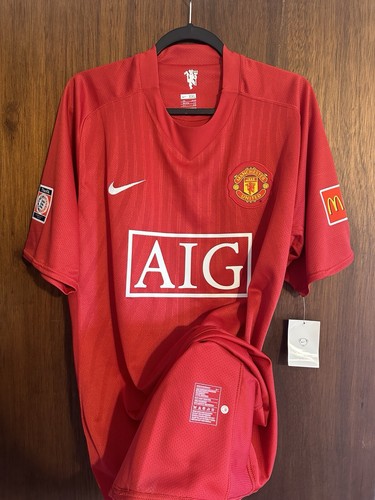BNWT Player Issue Manchester United 2007/2008 Community shield #7 Ronaldo XXL - Picture 2 of 9