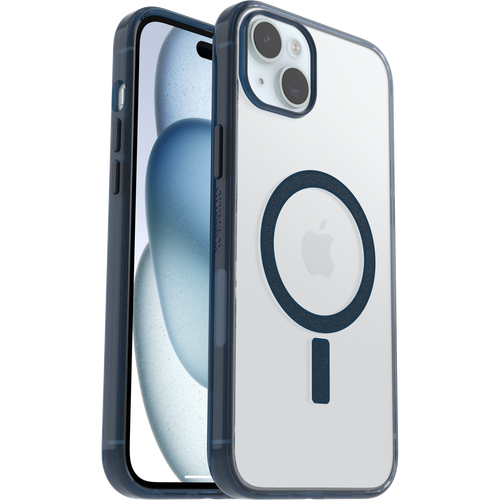 OtterBox Case with MagSafe wireless charging for iPhone 15 Plus - Mako Blue - Picture 1 of 4