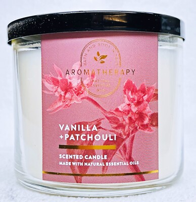 1 Bath & Body Works VANILLA PATCHOULI Large Scented Candle 14.5 oz
