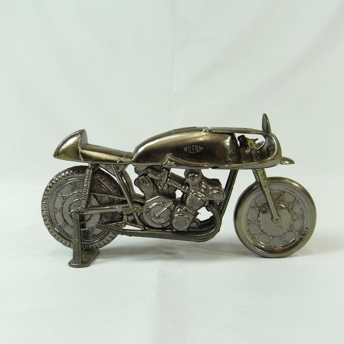 GILERA 500 4CILINDRI 1954 モデル MODEL] GILERA 500 4CILINDRI 1954 diecast metal figure Japan