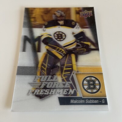 NHL Card-Malcolm Subban-3D Freshmen-Full Force 2015-16-Boston