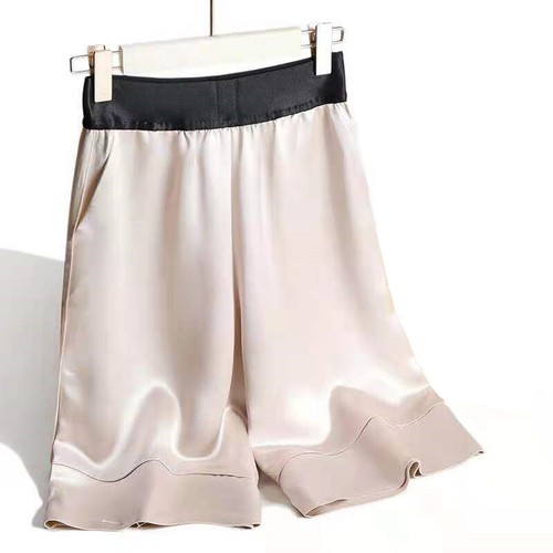 Women Satin Shorts Faux Silk Lounge Pajama Elastic Waist Casual Beach Party - Picture 17 of 18