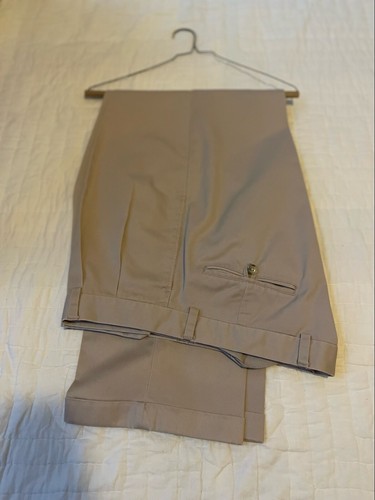 Jos. A Bank Traveler Collection Khaki 36W x 31L 100% Cotton RN31608 EUC - Picture 6 of 9