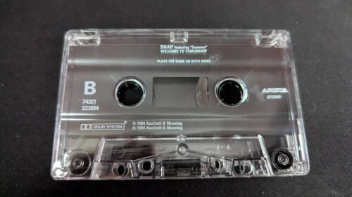 Snap! Feat. Summer – Welcome To Tomorrow - Cassette Single - Picture 3 of 4