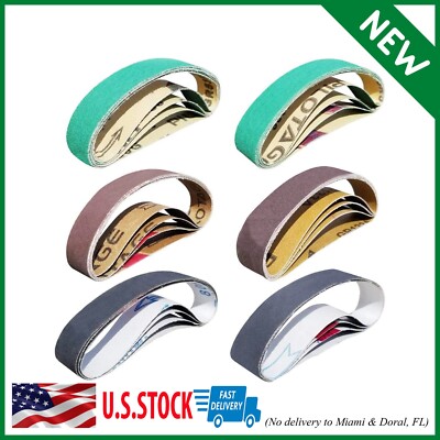 24 PC Replacement Belt Kit Knife Sharpener Work Tool WSKTS Ken Onion 3/4'' x 12''