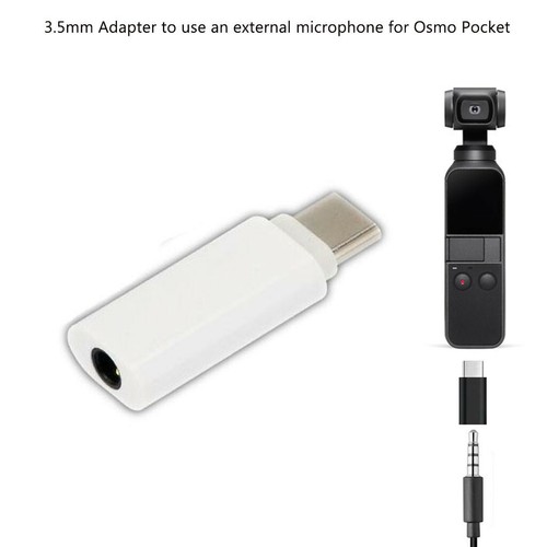 🄰 For DJI Osmo Pocket For External Microphone Type C To USB C Audio Adapter 🄰 - Photo 11 sur 11