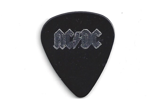 AC/DC AC DC Malcolm Young 1990s Tour Guitar Pick Band Issued Concert ...