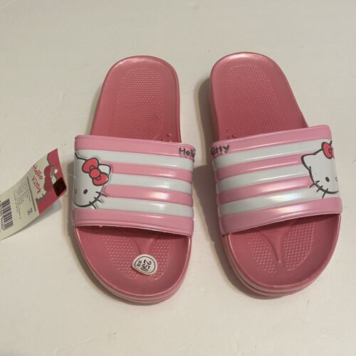 Sanrio Cute Women  Hello Kitty Slippers Indoor Bath Home Non-Slip Shoes,Size:US8 - 第 1/6 張圖片