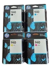 HP 940 Ink Cartridges Lot of 4 Black Cyan Magenta Yellow Expired OCT 2014 Sealed