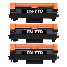 3-Pack TN-770 TN770 Toner Cartridge for MFC-L2750DW HL-L2370DWXL Printer