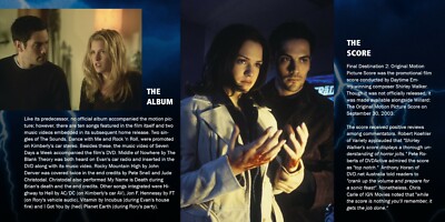 Final Destination 2 Original Score + Songs 2CD Shirley Walker | eBay