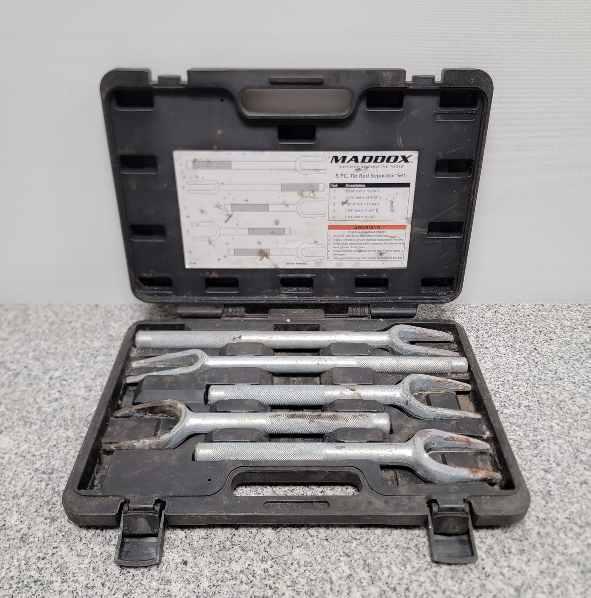 Maddox Automotive Tools ME51 Tie Rod Separator 5 Piece Set | eBay