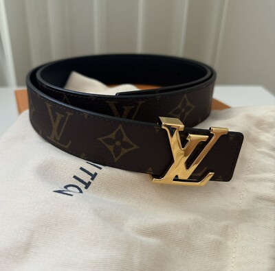 LV INITIALES 30MM REVERSIBLE BELT LV Initiales 30mm Reversible Belt Monogram - Women  main image 4