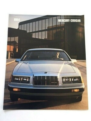 1984 Mercury Cougar and XR-7 Original 16-page Canada Car Sales