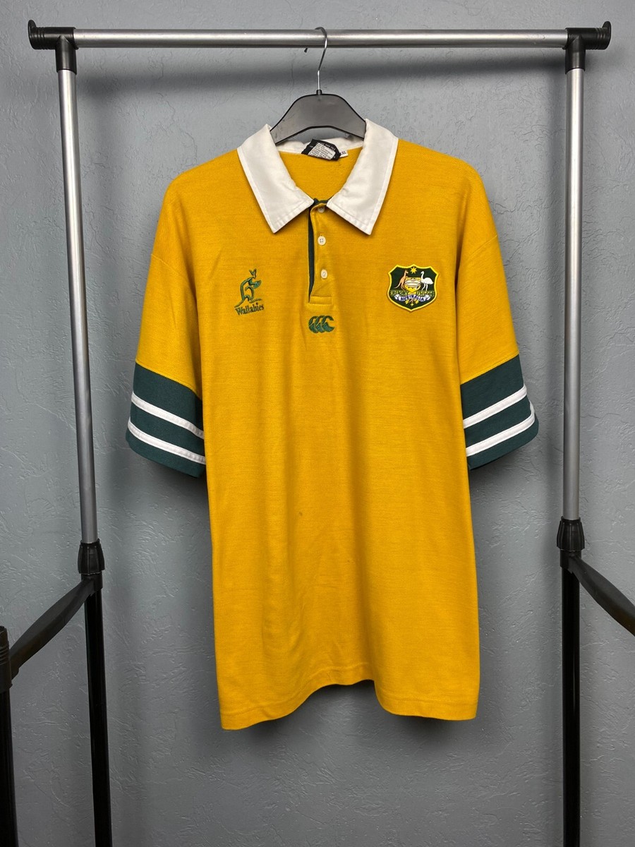 Wallabies Australia Rugby 2000 Vintage Polo Shirt Jersey Size XXL