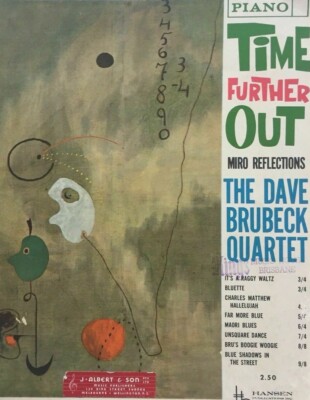 Dave Brubeck  1962 Time Further Out Miro Reflections sheet music/songbook