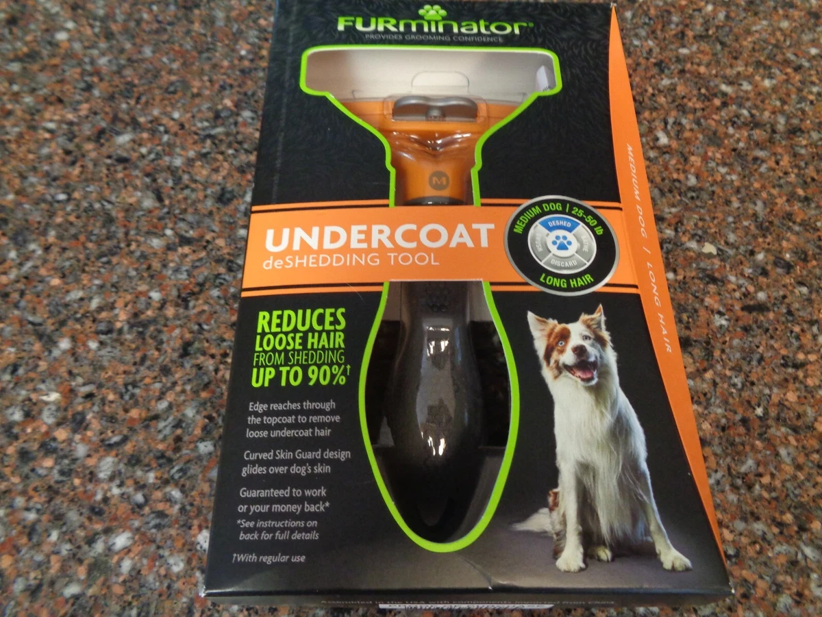 FURminator Undercoat DeShedding Comb Tool Medium Dog Long Hair Brand New