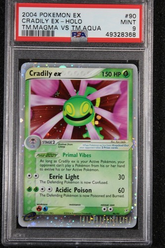 Cradily ex graded PSA 9 for sale on eBay