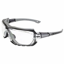 2 Global Vision Octane Motorcycle Glasses Grey Gasket & Blue Gasket Clear Lens