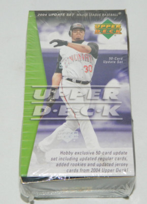 2004 UPPER DECK BASEBALL UPDATE Box SET 50 Cards New factory SEALED MLB rookies