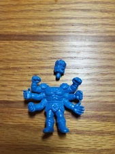 Vintage 80s M.U.S.C.L.E. kinkeshi Figure Spinning Head Ashuraman BLUE RARE