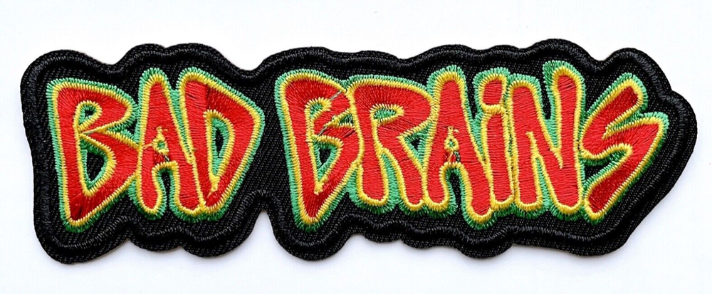 🇨🇦 Bad Brains Music Embroidered Patch Iron-On Rock Band Music Emblem DS264