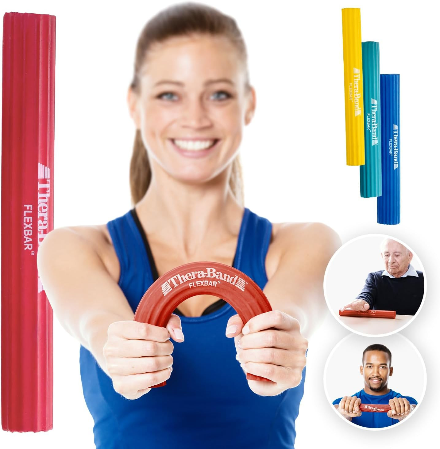 Theraband Flexbar Handtrainer | Unterarmtrainer Für Rehabilitation & Griffkraft