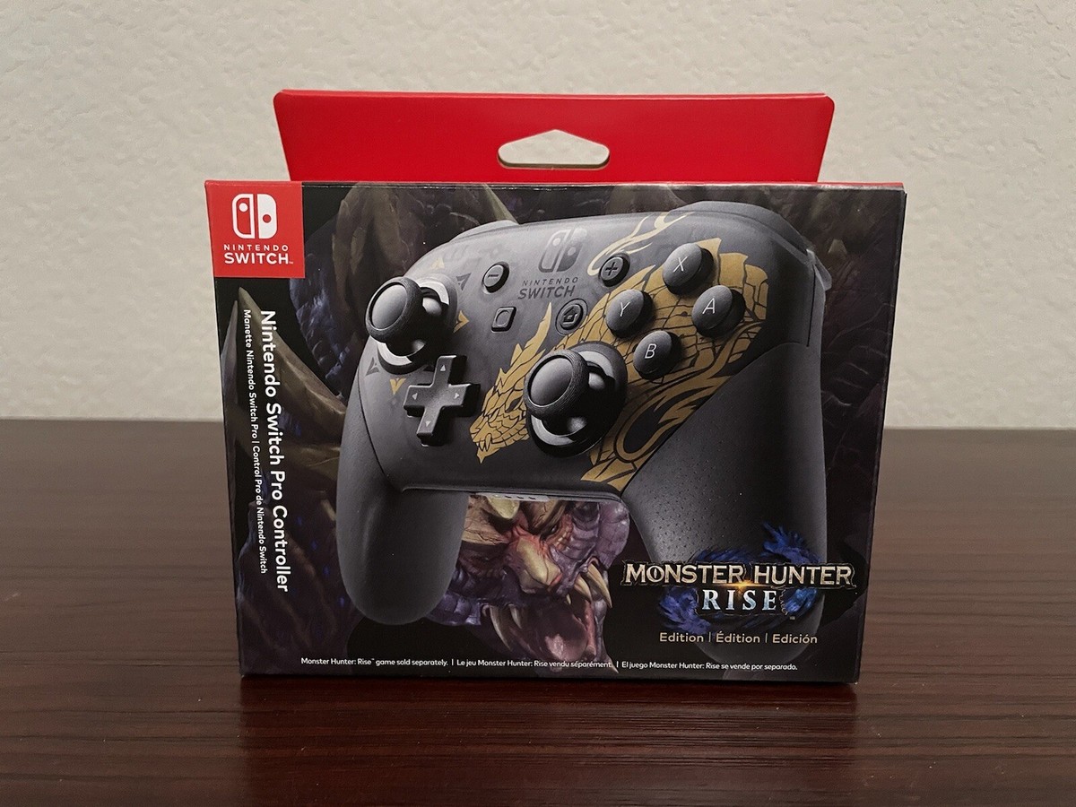 Nintendo Switch Monster Hunter Rise Pro Controller Limited Edition